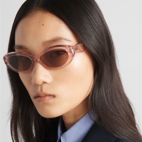 JUST PEACHY PRADA UNISEX SEXY Sunglasses Are 517$ my price $129 - Picture 13 of 14
